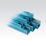 RAAD BLUE SLOTTED WIRING DUCTS داکت صنعتی شیاردار رعد - آبی