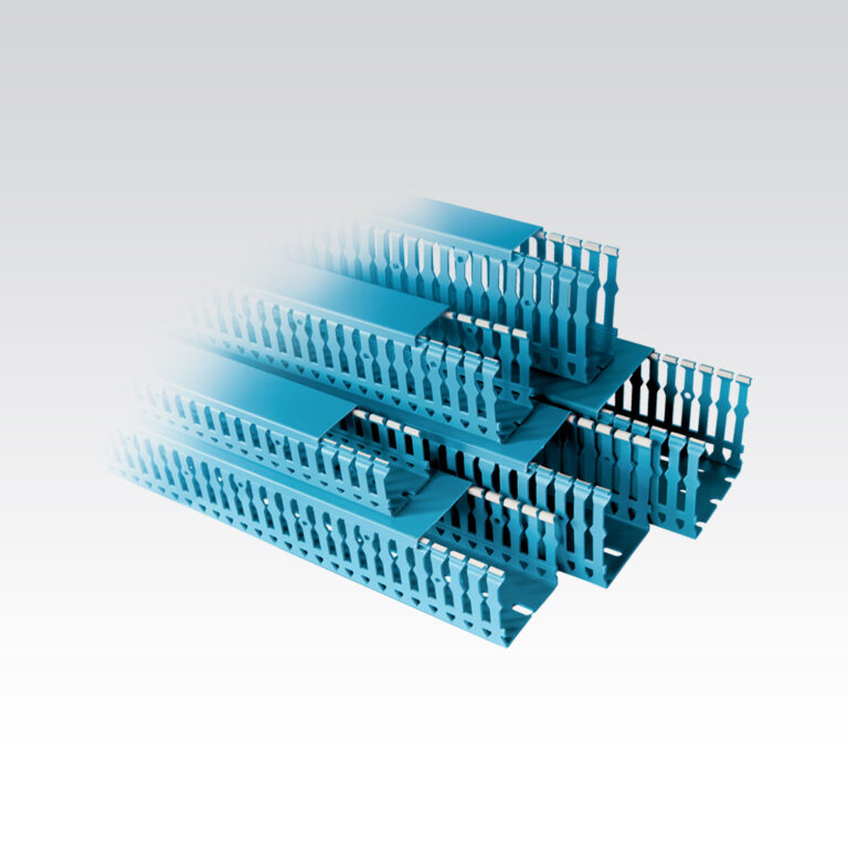 RAAD BLUE SLOTTED WIRING DUCTS داکت صنعتی شیاردار رعد - آبی