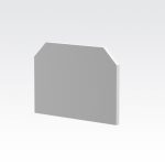 درپوش ترمینال ریلی (پیچی) سایز ۲.۵ رعد - EP-RTP2.5